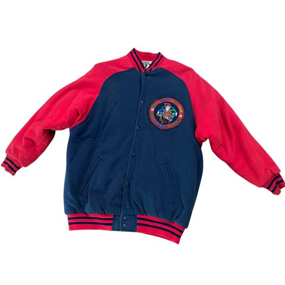 RARE Vintage Get Used by Elie Joker Is Wild Bomber Jacket / Men’s Medium - - Picture 5 of 6